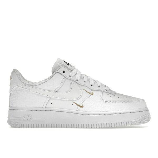 Nike ナイキ レディース スニーカー  【Nike Air Force 1 Low 07 Essential White Metallic Gold (Women\u0027s)】  大きさ US_9(26.0糎) White/Metallic Gold/Black/White