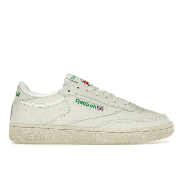 Reebok リーボック レディース スニーカー 【Reebok Club C 85 Chalk (Women's)】 サイズ US_7(24.0cm) Chalk/Chalk/Green|asty