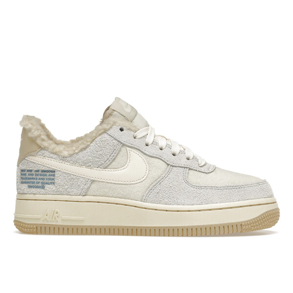 Nike ナイキ レディース スニーカー 【Nike Air Force 1 Low '07 LV8 Sherpa Photon Dust】 サイズ US_9(26.0cm) Photon Dust/Cashmere/Rattan/Pale Ivory｜asty