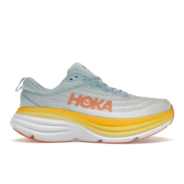 Hoka One One ホカオネオネ レディース スニーカー 【Hoka One One Bondi 8 Summer Song Blue Country Air (Women's)】 サイズ US_7.5(24.5cm) Summer Song/Country Air｜asty