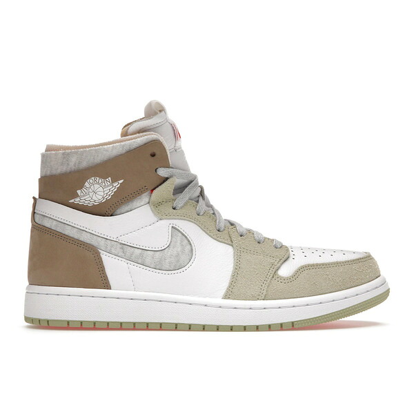Jordan ジョーダン レディース スニーカー 【Jordan 1 High Zoom Air CMFT Olive Aura (Women's)】 サイズ US_9(26.0cm) White/Grey Heather-Olive Aura-Khaki｜asty