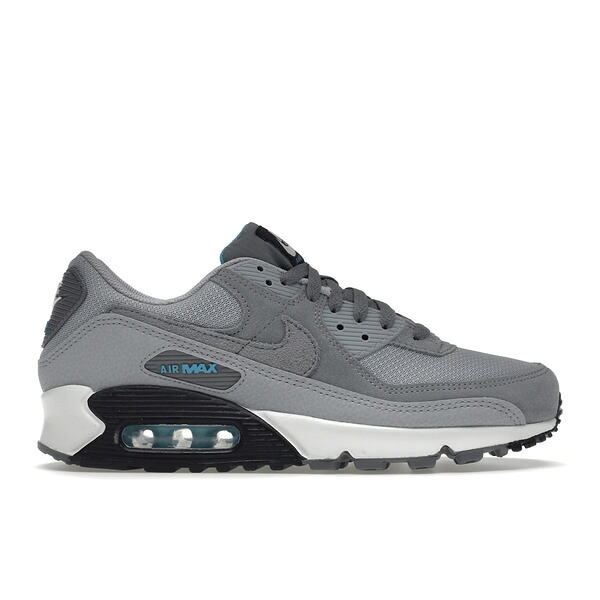 Nike ナイキ メンズ スニーカー 【Nike Air Max 90 Wolf Grey Chlorine Blue】 サイズ US_12(30.0cm) Wolf Grey/Summit White/Chlorine Blue/Cool Grey｜asty