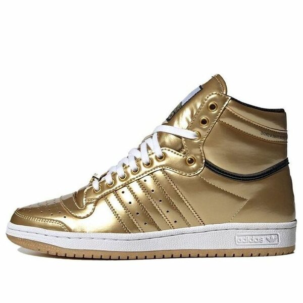 adidas アディダス メンズ スニーカー 【adidas x Star Wars Top Ten Hi 'C-3PO' FY2458】 サイズ US_9.5(27.5cm)｜asty