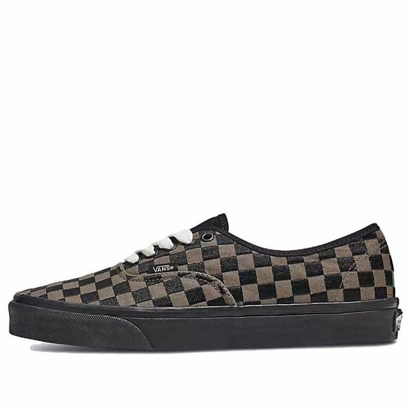 Vans バンズ メンズ スニーカー  【Vans Authentic \u0027Embroidered Checkerboard Black\u0027 VN0009PVCJK】  大きさ US_M_4