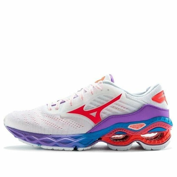 Mizuno ミズノ メンズ スニーカー  【Mizuno Wave Creation White/Purple J1GD210166】  大きさ US_7.5(25.5糎)