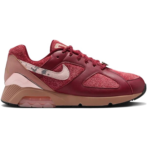 Nike ナイキ メンズ スニーカー 【Nike Air Max 180 Apron Records Bloodline】 サイズ US_M_15 Team Red/Fossil Rose/Pink Oxford画像
