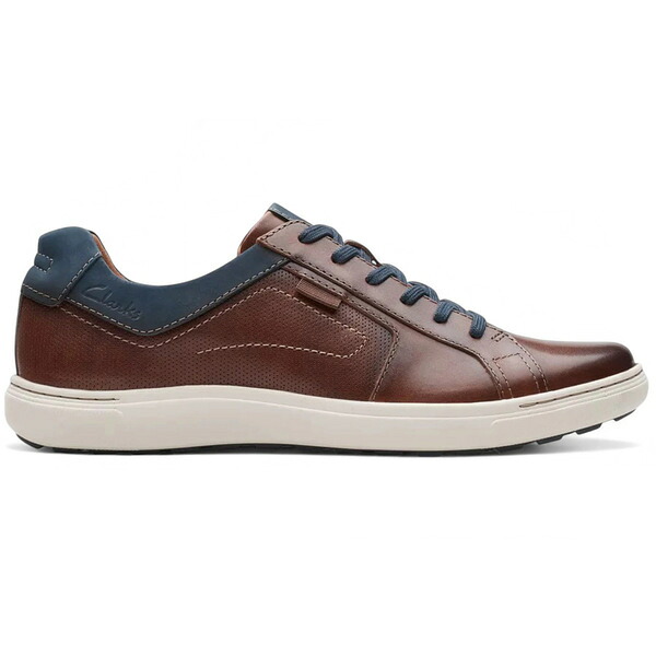 Clarks クラークス メンズ スニーカー  【Clarks Mapstone Lace Mahogany Leather】  大いさ US_7(25.0糎) Mahogany Leather スニーカー-メンズ靴-靴