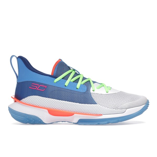 Under Armour アンダーアーマー メンズ スニーカー  【Under Armour Curry 7 Super Soaker Christmas (2019)】  サイズ US_12(30.0cm) Water/White-American Blue
