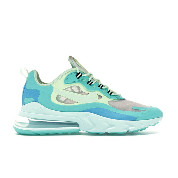 Nike ナイキ メンズ スニーカー  【Nike Air Max 270 React Hyper Jade】  大いさ US_7.5(25.5糎) Hyper Jade/Frosted Spruce-Barely Volt-Blue Lagoon-Teal Tint-White スニーカー-靴-メンズ靴