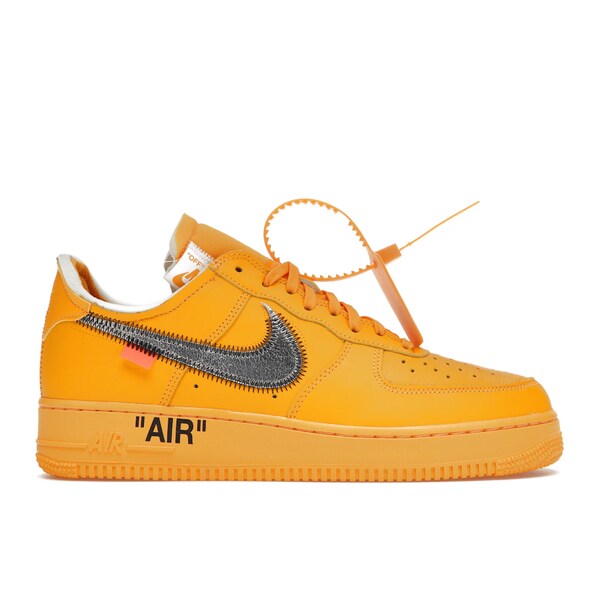 Nike ナイキ メンズ スニーカー  【Nike Air Force 1 Low Off-White ICA University Gold】  サイズ US_M_4 University Gold/Black-Metallic Silver