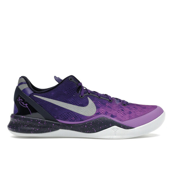 Nike ナイキ メンズ スニーカー  【Nike Kobe 8 Playoffs Purple Platinum】  大きさ US_8.5(26.5糎) Court Purple/Pure Platinum/Blackened Blue-Laser Purple