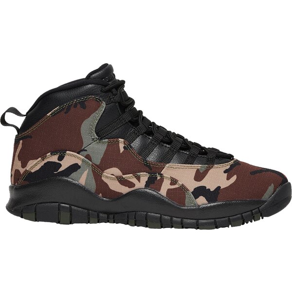 Jordan ジョーダン メンズ スニーカー  【Jordan 10 Retro Woodland Camo】  大いさ US_9(27.0珊) Medium Olive/Black-Dark Army-Dark Cinder メンズ靴-靴-スニーカー