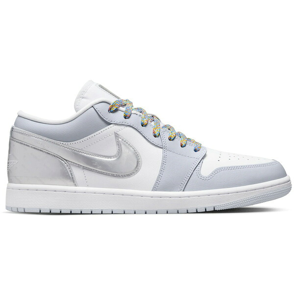 Jordan ジョーダン メンズ スニーカー  【Jordan 1 Low SE Tear Away Silver】  大きさ US_10(28.0糎) White/Metallic Silver-White-Pure Platinum