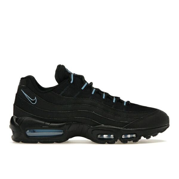 Nike ナイキ メンズ スニーカー 【Nike Air Max 95 Black University Blue】 サイズ US_8(26.0cm) Black/Anthracite/University Blue｜asty