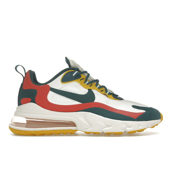 Nike ナイキ メンズ スニーカー 【Nike Air Max 270 React White Turquoise Yellow】 サイズ US_10.5(28.5cm) White/Turquoise-Yellow｜asty
