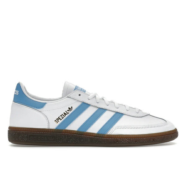 adidas アディダス メンズ スニーカー  【adidas Handball Spezial White Light Blue】  大きさ US_6.5(24.5糎) White/Light Blue/Gum