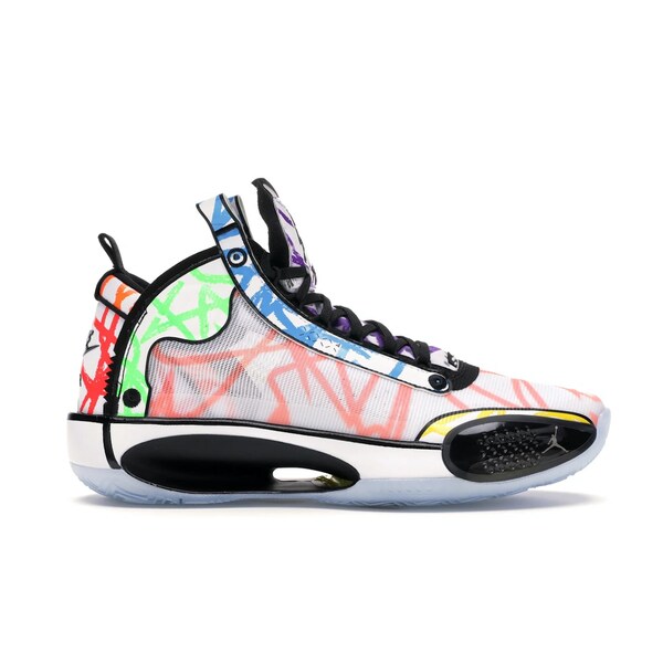 Jordan ジョーダン メンズ スニーカー  【Jordan XXXIV Zion Williamson Coloring Book】  大きさ US_M_15 White/Black-Multi-Color