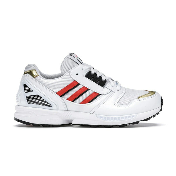 adidas アディダス メンズ スニーカー  【adidas ZX 8000 Olympic (2020)】  サイズ US_9.5(27.5cm) Cloud White/Hi-Res Red/Core Black