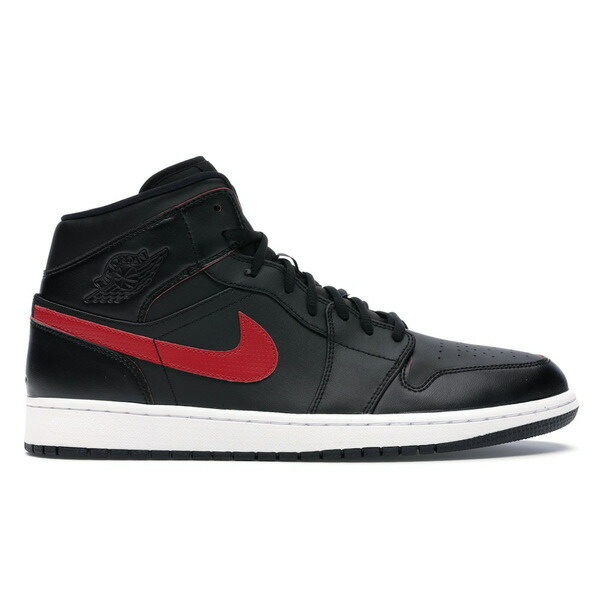 Jordan ジョーダン メンズ スニーカー  【Jordan 1 Retro Mid Black Team Red】  大きさ US_9.5(27.5糎) Black/Team Red-Team Red-White