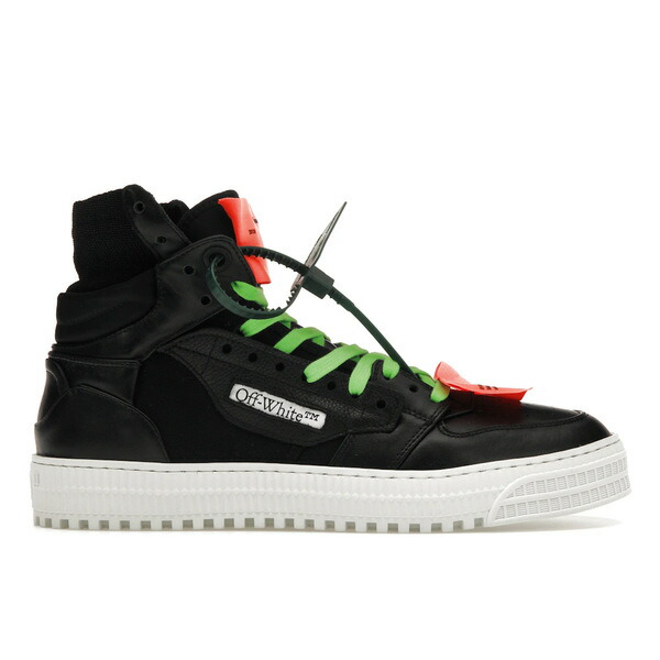 OFF-WHITE オフホワイト メンズ スニーカー  【OFF-WHITE Off Court 3.0 Black Neon Green Orange】  サイズ US_9(27.0cm) Black/Neon Green/Orange