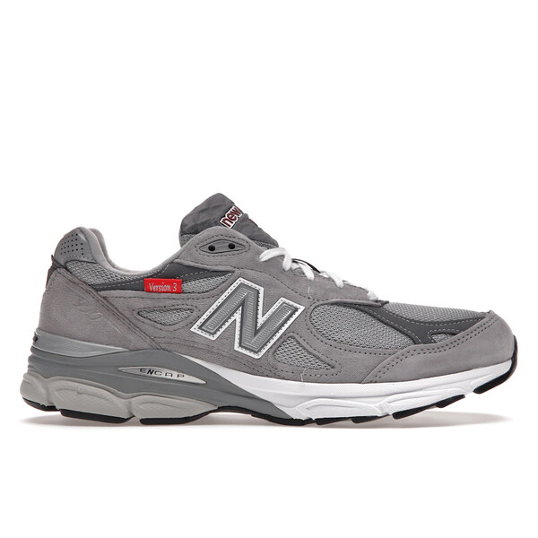 New Balance ニュー平衡にする メンズ スニーカー  【New Balance 990v3 MiUSA Version 3 Grey】  大きさ US_12(30.0糎) Grey/Red