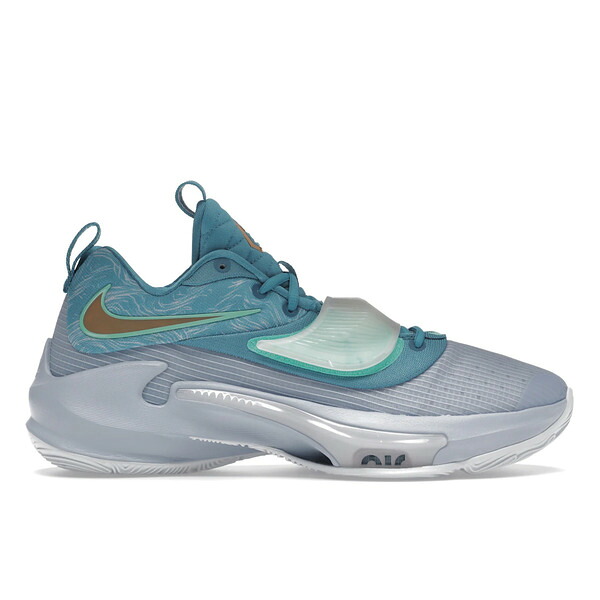 Nike ナイキ メンズ スニーカー  【Nike Zoom Freak 3 Freeze Time】  大きさ US_12(30.0糎) Dutch Blue/Metallic Gold-Ghost-Dynamic Turquoise