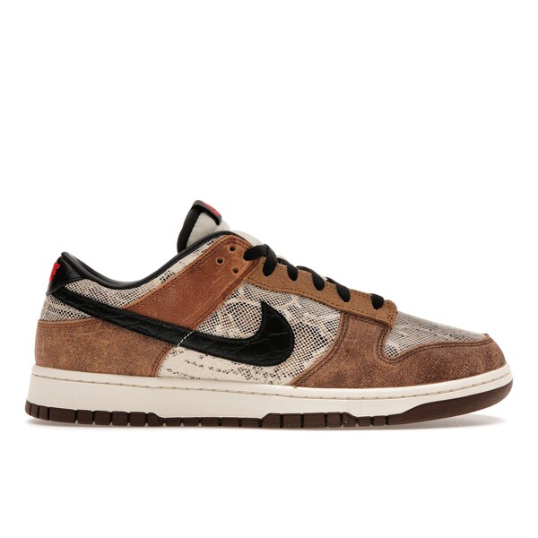 Nike ナイキ メンズ スニーカー  【Nike Dunk Low Premium CO.JP Brown Snakeskin】  大きさ US_6.5(24.5糎) Natural/Black/Ale Brown/Pecan/Dark Driftwood/University Red