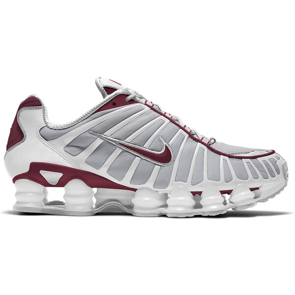Nike ナイキ メンズ スニーカー 【Nike Shox TL Neutral Grey Team Red】 サイズ US_8.5(26.5cm) White/Neutral Grey-Team Red｜asty