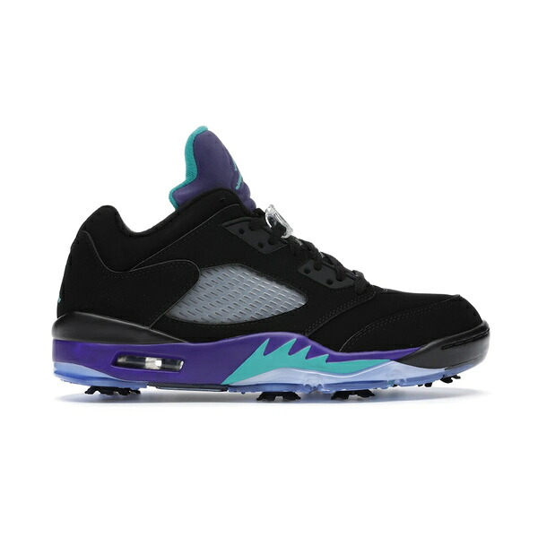Jordan ジョーダン メンズ スニーカー 【Jordan 5 Retro Low Golf Black Grape】 サイズ US_M_14 Black/Black-Grape Ice-New Emerald｜asty