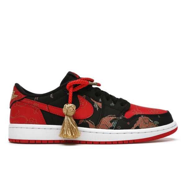 Jordan ジョーダン メンズ スニーカー  【Jordan 1 Low OG Chinese New Year】  サイズ US_12(30.0cm) Black/University Red-Metallic Gold-White