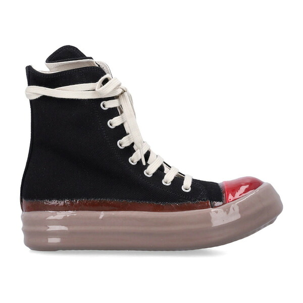 Rick Owens リックオウエンス メンズ スニーカー  【Rick Owens DRKSHDW Sneaks Black Red Dark Beige】  サイズ US_10.5(28.5cm) Black/Red/Dark Beige