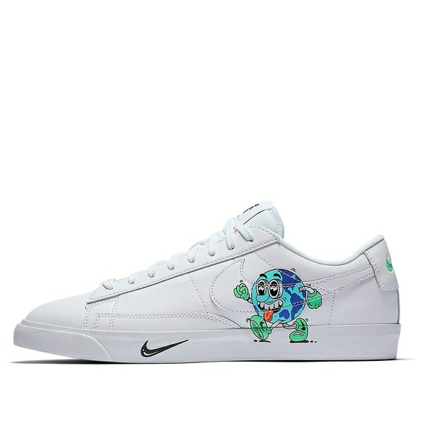 Nike ナイキ メンズ スニーカー  【Nike Steven Harrington x Blazer Low Flyleather QS \u0027Earth Day\u0027 CI5546-100】  大いさ US_5.5(23.5糎)