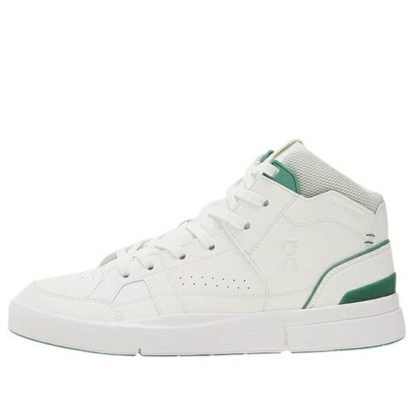 On Running オン 駈けっくら メンズ スニーカー  【On Running The Roger Clubhouse Mid \u0027White Green\u0027 3MD11140840】  大きさ US_7.5(25.5糎)