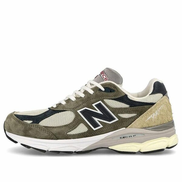 New Balance ニュー平衡にする メンズ スニーカー  【New Balance Teddy Santis x 990v3 Made インチ USA \u0027Olive\u0027 M990TO3】  大きさ US_M_14