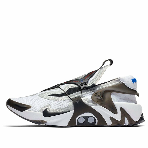 Nike ナイキ メンズ スニーカー  【Nike Adapt Huarache \u0027White Black\u0027 UK Charger CT4089-110】  大いさ US_8.5(26.5糎)