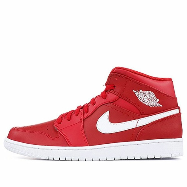Jordan ジョーダン メンズ スニーカー  【Air Jordan 1 Retro Mid \u0027Gym Red 2.0\u0027 554724-600】  大きさ US_9(27.0珊)