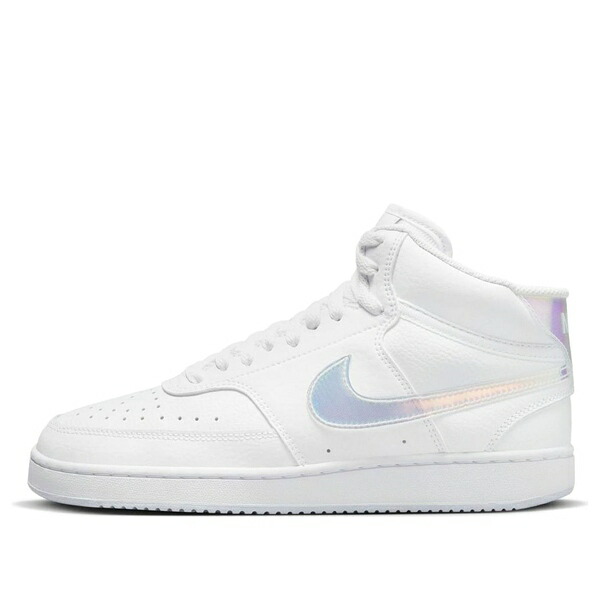 Nike ナイキ レディース スニーカー  【(WMNS) Nike Court Vision Mid \u0027White Iridescent\u0027 FD0819-100】  大きさ US_6.5(23.5糎)