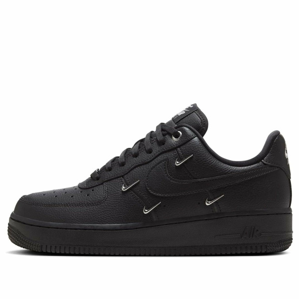 Nike ナイキ レディース スニーカー 【(WMNS) Nike Air Force 1 Low 'Black Silver Mini Swoosh' HQ1180-001】 サイズ US_W_10.5｜asty