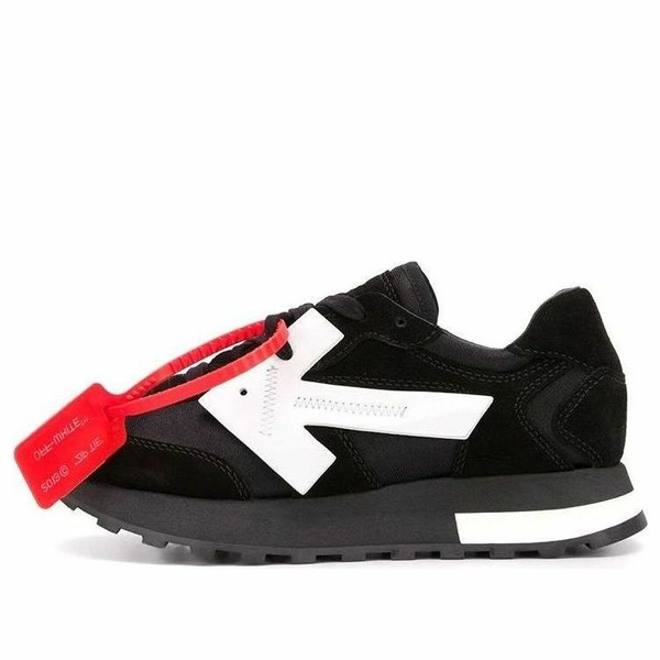 Off-White オフホワイト レディース スニーカー 【(WMNS) Off-White HG Hard Ground Runner 'Black White' OWIA163S20LEA0011001】 サイズ US_6(23.0cm)｜asty