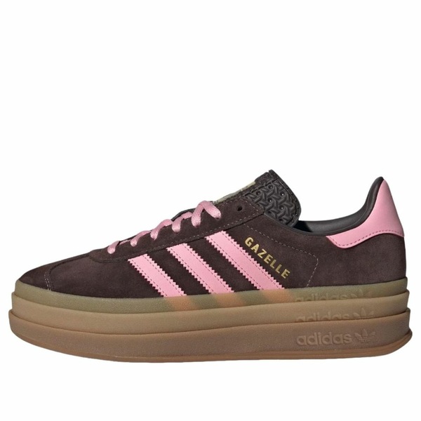 adidas アディダス レディース スニーカー  【(WMNS) adidas Gazelle Bold Aurora Coffee Light Pink IH6786】  サイズ US_8(25.0cm)