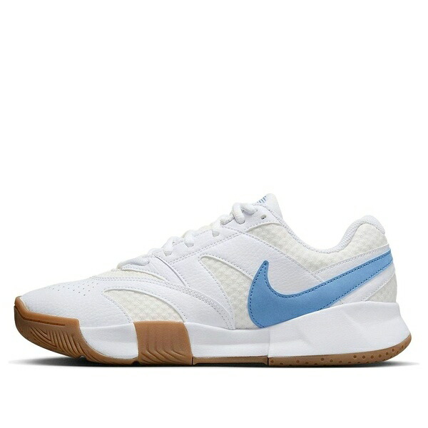 Nike ナイキ レディース スニーカー 【(WMNS) Nike Court Lite 4 'White Light Blue Gum' FD6575-106】 サイズ US_7(24.0cm)|asty