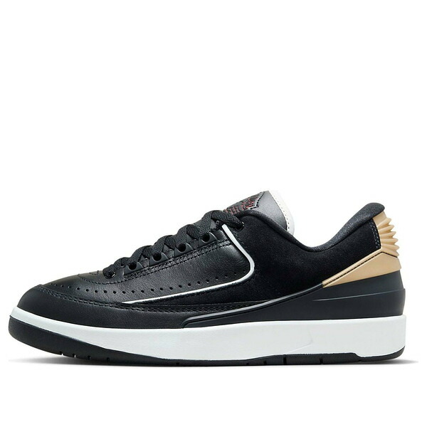 Jordan ジョーダン レディース スニーカー  【(WMNS) Air Jordan 2 Retro Low \u0027Black Metallic Gold\u0027 DX4401-001】  大きさ US_6.5(23.5糎)