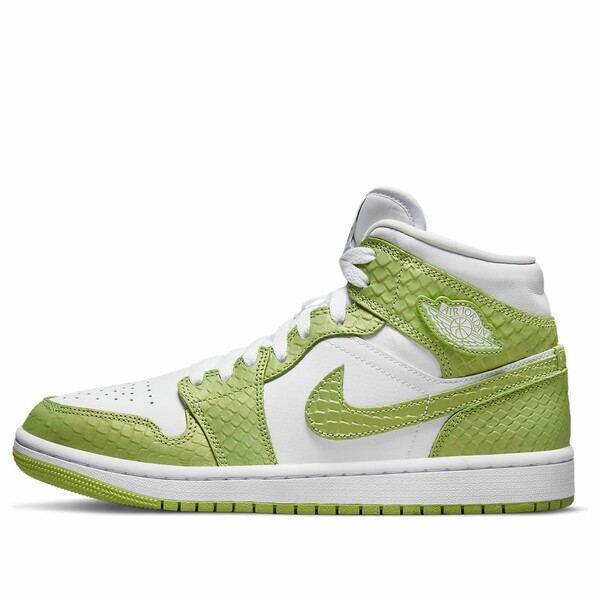 Jordan ジョーダン レディース スニーカー 【(WMNS) Air Jordan 1 Mid SE 'Green Python' DV2959-113】 サイズ US_6(23.0cm)｜asty