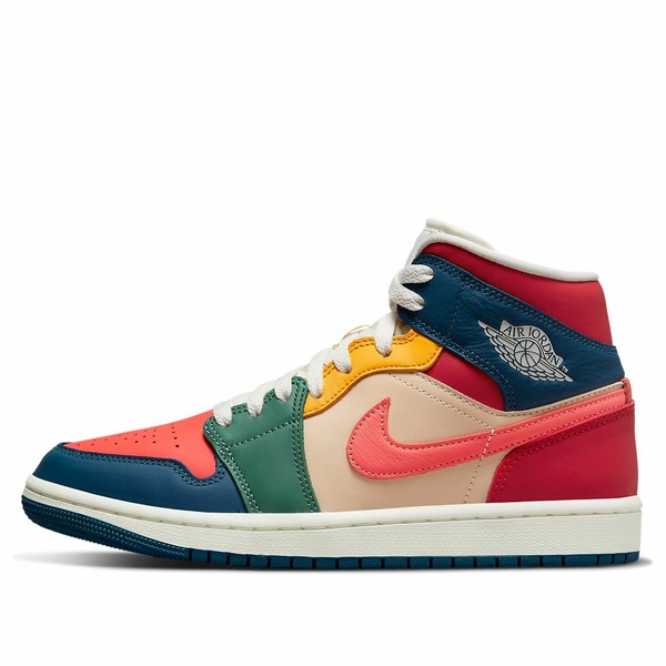 Jordan ジョーダン レディース スニーカー  【(WMNS) Air Jordan 1 Mid SE \u0027Multi-Color 2022\u0027 DN3738-400】  大きさ US_6.5(23.5糎)