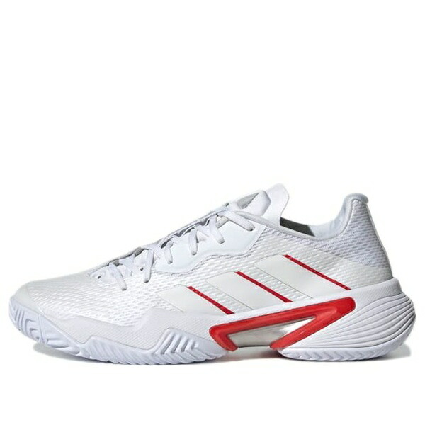 adidas アディダス レディース スニーカー 【(WMNS) adidas Barricade 'White Silver Metallic Red' GW5034】 サイズ US_6(23.0cm)｜asty