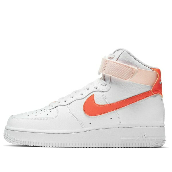 Nike ナイキ レディース スニーカー  【(WMNS) Nike Air Force 1 High \u0027White Orange Pearl\u0027 334031-118】  大きさ US_8(25.0糎)