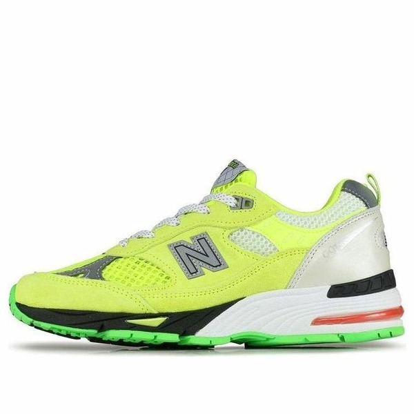 New Balance ニューバランス レディース スニーカー 【(WMNS) New Balance Aries x 991 Made in England 'Neon Yellow' W991AFL】 サイズ US_5(22.0cm)|asty