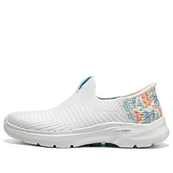 Skechers スケッチャーズ レディース スニーカー  【(WMNS) Skechers Go Walk 6 Tropical Bay \u0027White Multicolor\u0027 124626-WTQ】  大きさ US_7(24.0糎)