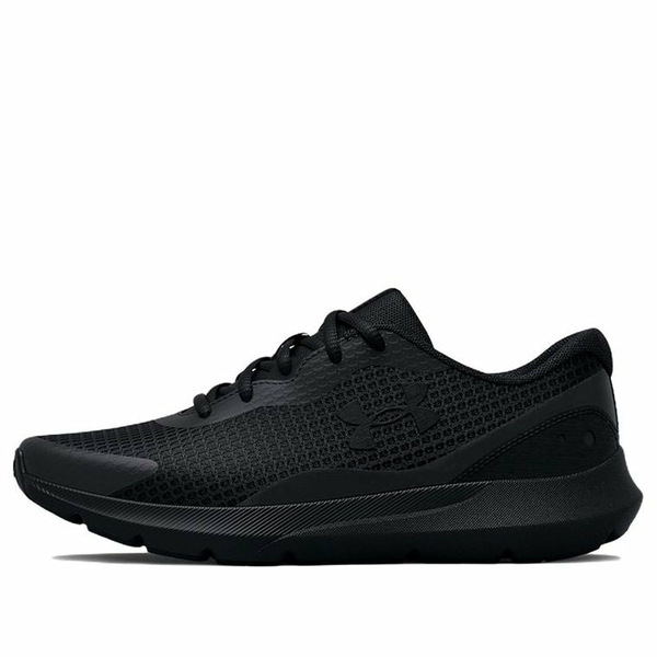 Under Armour アンダーアーマー レディース スニーカー  【(WMNS) Under Armour Surge 3 \u0027Triple Black\u0027 3024894-002】  大いさ US_5(22.0珊) 靴-レディース靴-スニーカー