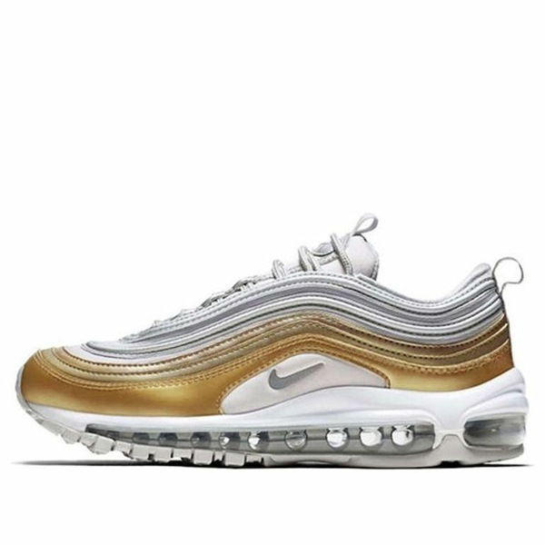 Nike ナイキ レディース スニーカー  【(WMNS) Nike Air Max 97 \u0027Vast Grey Metallic Gold\u0027 AQ4137-001】  大きさ US_5(22.0糎)